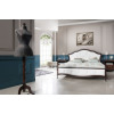 Bed Marriage bed Double bed King bed Bedroom Classic s Leather bed Model V-2T