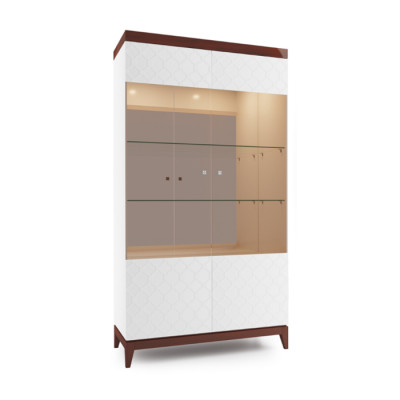 Modern design display case glass cabinet showcases wardrobe showcase decorative shelf
