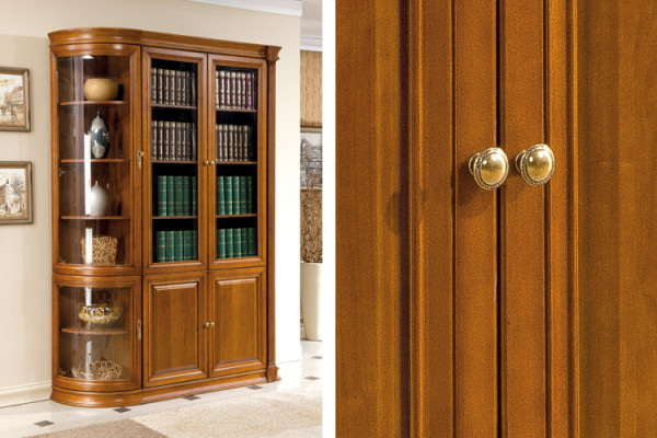 Classic Wardrobe Bookcase Bookshelf Display case Glass cabinet