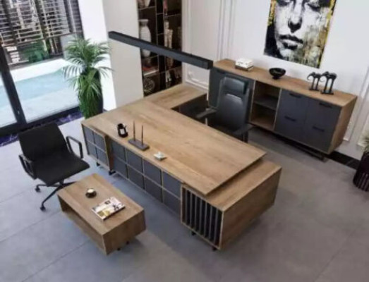 Modern designer furniture set for a ChefOffice with 3 elements