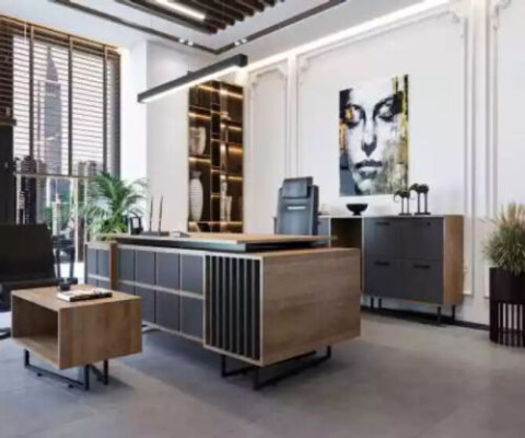 Modern designer furniture set for a ChefOffice with 3 elements