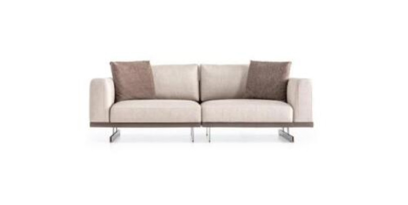 Modern double sofa in an elegant style made of high-quality material