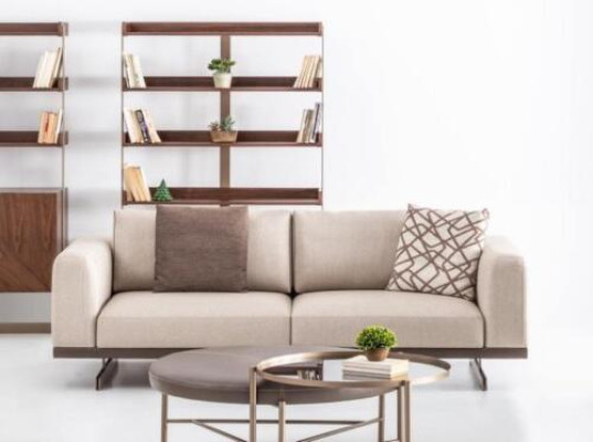 Modern double sofa in an elegant style made of high-quality material