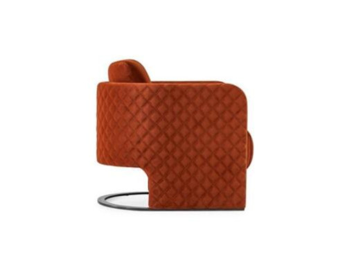 Armchair Wing Chair Cocktail Chair Seater Modern Fabric Red Design Seat