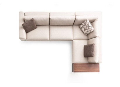 Sofa Corner sofa Fabric sofa L-shape Fabric Sofas Gray Modern Table Living room