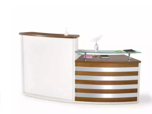 Aesthetic and comfortable reception desk in a classic design