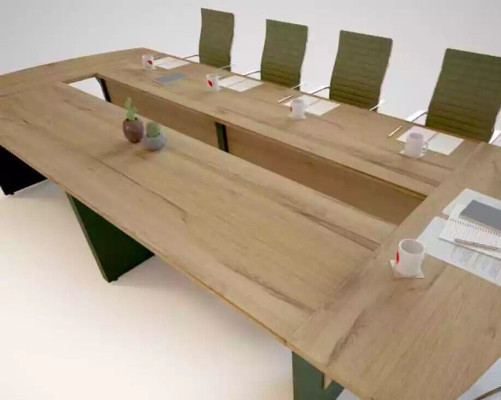 XXL meeting table Conference table Office desk 390x180 Large table Big