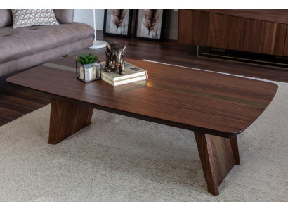 Coffee table Side table Coffee table Wooden table Wood Brown Living room