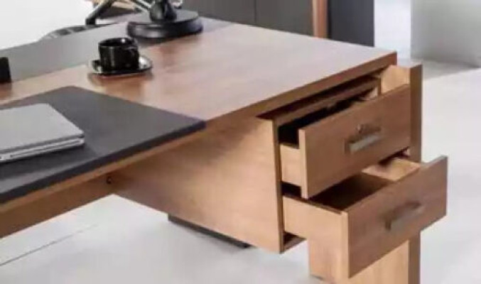 Luxury Desk Table Wood Design Office Furnishings Furniture 206x102cm