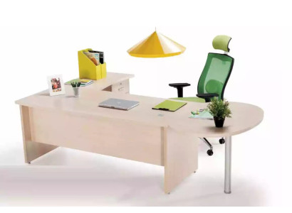 Modern Office exclusive r beige Corner desk Desk Chest of drawers 2 pcs.