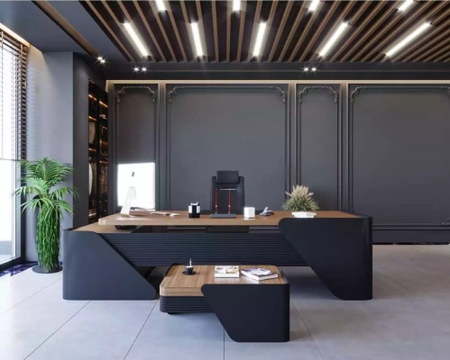 Luxury Desk + Coffee table Modern table 2 pieces. Furniture Furnishings