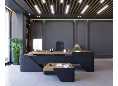 Luxury Desk + Coffee table Modern table 2 pieces. Furniture Furnishings