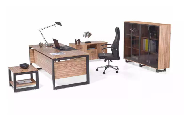 Office furniture Desk Chest of drawers Filing cabinet Coffee table Furnishings 4pcs.