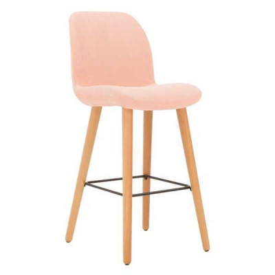 Modern Pink Chair Designer Bar Stool Wood stylish Luxury Furniture Stool new