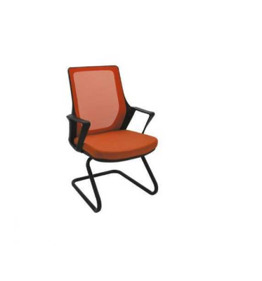 High quality office chair orange desk chair modern textile chair fabric new