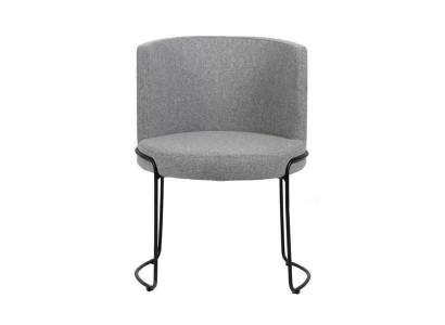 Chair Modern Upholstery Dining room Chairs Textile Color Gray 1 Seater new