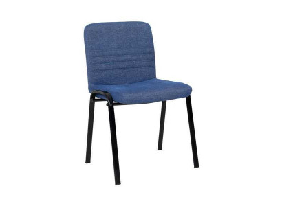 Office chair Blue Luxurious office chair Office chair Textile designer chair Metal furniture