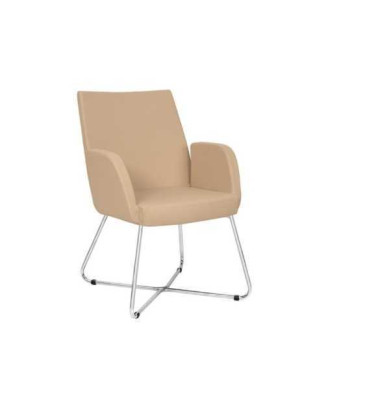 Design Chair Armchair Upholstery Chairs Luxury Textile Armchair Beige Office Chair