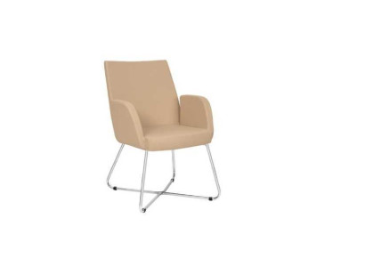 Design Chair Armchair Upholstery Chairs Luxury Textile Armchair Beige Office Chair