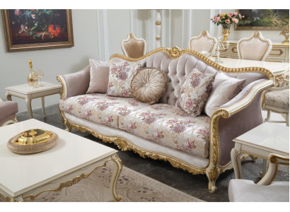 Sofa 3 Seater Classic Couches Luxury Furniture Sofas Fabric Couch Three Seater
