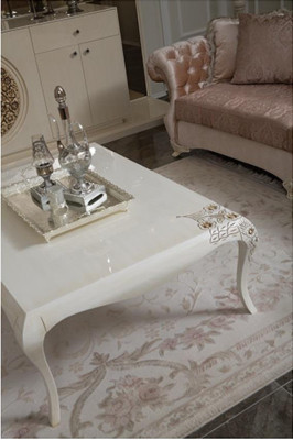 Coffee table Living room Coffee table Design Furniture Luxury Wood Classic new