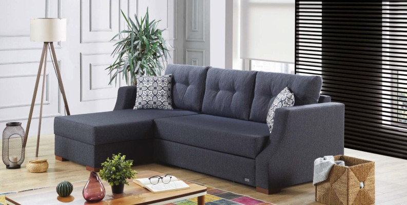 Sofa Designer Sofa with Bed function bed base Sofa bed Corner sofa Couch L-shape