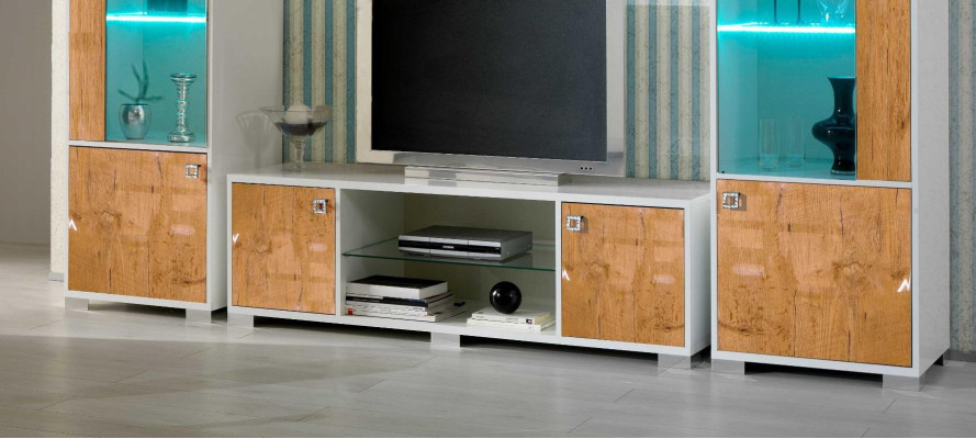TV-cabinet Design Sideboard Television High Gloss Low Chest of drawers new Board Wall Luxury Wardrobe