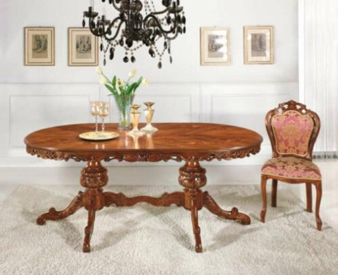 Furniture Furnishings Group Table + 2 Chairs Set 3pcs. Dining table suite dining room