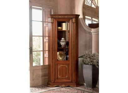 Showcase glass cabinet Baroque Rococo Classic Display case Wardrobe display cabinet