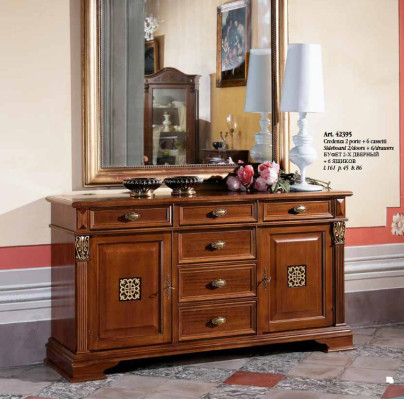Chest of drawers Sideboard Wardrobe Coat rack Sideboard Italian Furniture Antique Style Wood