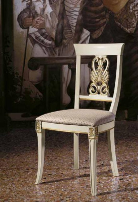 Luxury Design Upholstery Chair Chairs Seat Lehn Solid wood Dining room Baroque