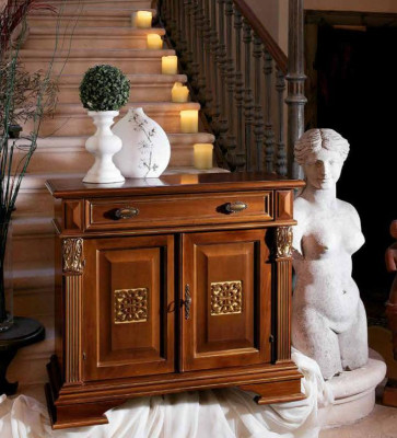 Classic r Wall Cabinet Sideboard Wood Buffet Display Case Luxury Wardrobe Furniture