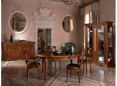 Classic s Dining room Set Oval Table 4 Chairs Armchair Group Suite Set new Solid wood