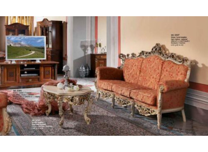 Sofa Baroque Rococo Three Seater 3 Seater Couch Upholstery Sofas Couches Solid wood