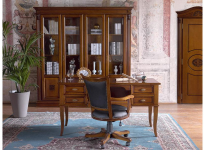 Office set Desk Executive Chair Complete Office Office Baroque Rococo 2-piece.