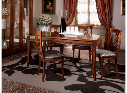 Dining table Table Group Dining room Living room Wood Rococo Baroque Italy Furniture