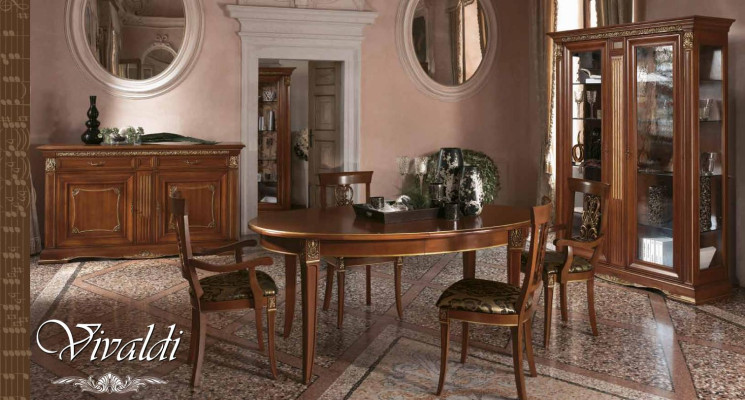 Dining table Table Group Dining room Living room Wood Baroque Rococo Italy Furniture