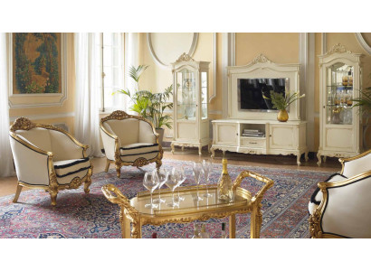 Classic r Single Seater Armchair Baroque Rococo Italian Upholstery Furniture 1 Seater