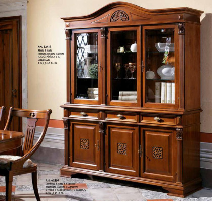 Sideboard wall cabinet Wood Buffet Display case Wardrobe Dining room Cabinets