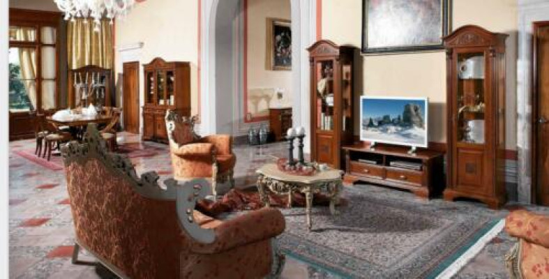 Sofa Baroque Rococo Three Seater 3 Seater Couch Upholstery Sofas Couches Solid wood