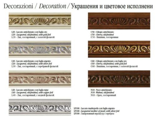 Wall unit TV Wall Solid wood Style Classic Italian Living room Furniture