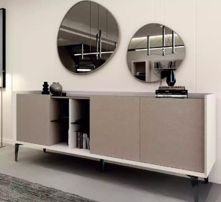 Sideboard in the living room modern luxurious new Furniture color gray Chest of drawers
