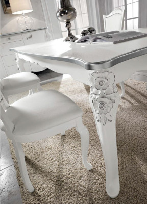 Dining room Set Dining table 6x Chairs Chest of drawers Display case Group Suite Italy 9pcs.