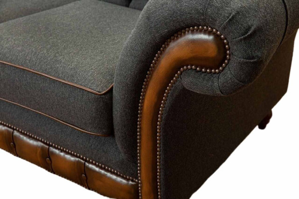 Sofa 2 Seater Design Sofas Upholstery Couches Textile Chesterfield Two-seater