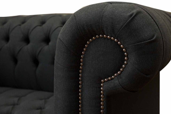 Sofa 3 Seater Couches Art Deco Three Seater New Textile Luxury Couch Upholstery