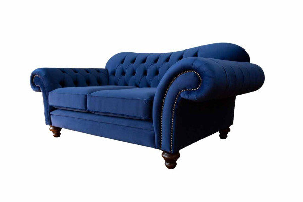 Sofas Chesterfield Design Sofa 2 Seater Couch Luxury Classic Textile