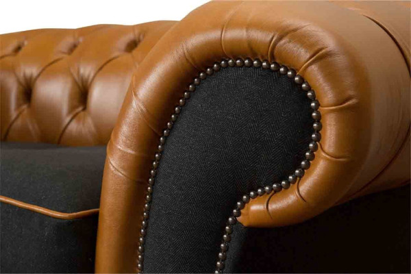 Chesterfield Leather Sofa Sofa Couch Upholstery 2 Seater Textile Sofas Couches