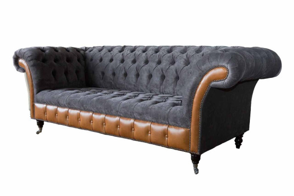 Design Sofa 3 Seater Chesterfield Couch Upholstery Sofas Three Seater new