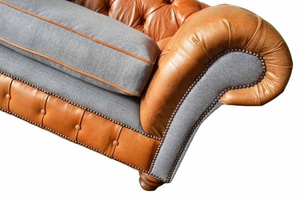Chesterfield Armchair Design Upholstery Sofa Couch Sofas 1 Seater Textile new
