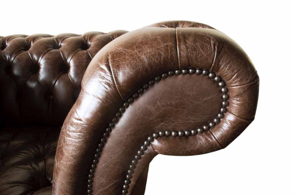 Chesterfield Armchair Classic Design Living room Upholstery Single Seater Style Furniture